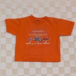 Harley-Davidson Toddler’s Orange Graphic Tee Size 3T